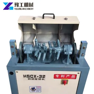 Steel Bar Surface Cleaning Rust Removal Machine