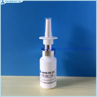 15ml HDPE Crimp on Nasal Spray Bottle with Different Actuators
