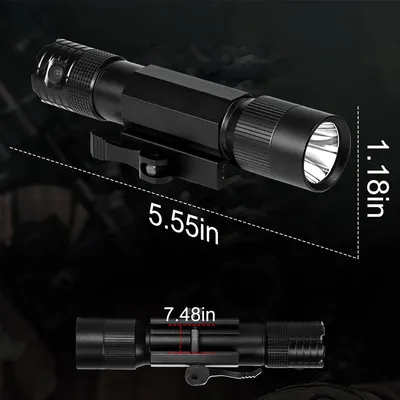 Mini Portable LED Flashlight Ultra Bright High Lumens Handheld Pen Light Rechargeable Batteries Torch for Camping Outdoor Emergency