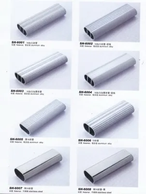 Professional Round Shinning Chrome Steel Wardrobe Tube