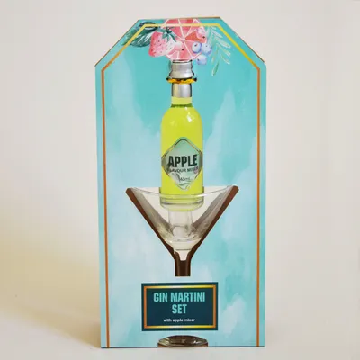 Gin Martini Set with Apple Mixer