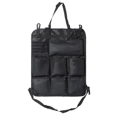 Custom Logo Polyester Seat Back Storage Pouch Water Repellent Tactical Auto Bag