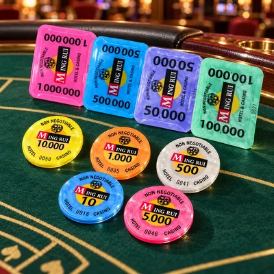 RFID Acrylic Casino Chip for Enhanced Table Experience