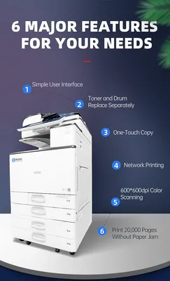 Wholesale Used Copiers for Ricoh Aficio Mpc 3503 A3 A4 Fotocopiadora Usada Photocopy Machine