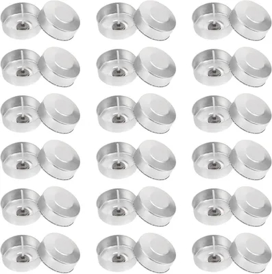 Aluminum Tea Lights Cups, Empty Case Candle Wax Containers