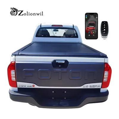 Zolionwil Hard Aluminum Premium Roll-up Tonneau Covers Truck Rear Cargo Bed Cover for Foton Tunland