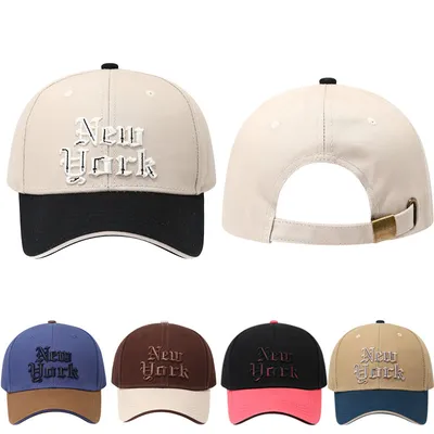 3D Letter Embroidery Baseball Cap Sun Hat
