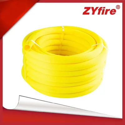 TPU Lining No Collapsible Red or Yellow Reel Rack Semi Rigid Roll Booster Fire Hose
