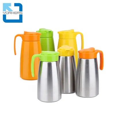 High Quality Colorful Metal Coffee Bottle Stainless Steel Cold Water Kettle