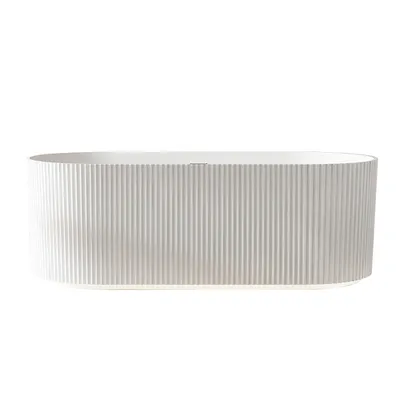 Wave-Shaped Vertical Stripe Acrylic Bathtub Plastic Crafts Product