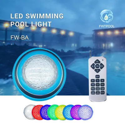 Underwater RGB LED Swimming Pool Light 12W 18W 24W 36W Underwater Light Wall Mounted Pool Lamp with Remote Controller