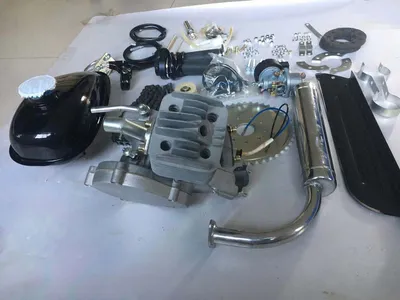 80cc Engine 2-Stroke Engine Electric and Pull Start Motorized Bicycle Kits