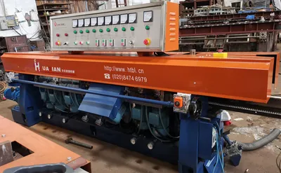 9 Spindles Automatic PLC Glass Beveled Edge Machine