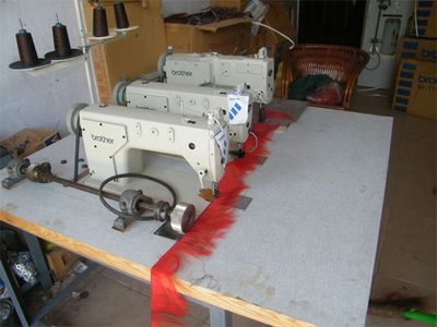 Three Head/Triple Head/Weft Sewing Machine