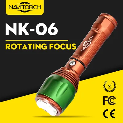 Aluminium Handheld Adjustable Focus LED Flashlight, LED Torch (NK-06)