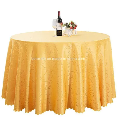 Wedding Spandex Jacquard Table Runner for Party Banquet Decoration
