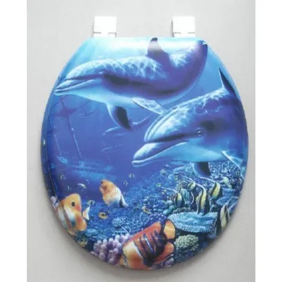 Soft Close UV Resistant PVC Plastic Padded Soft Toilet Seats for Airport Restroom