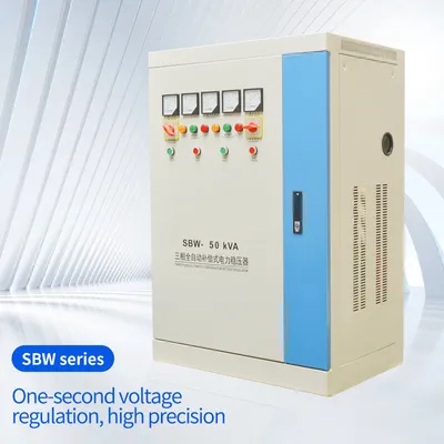 SBW Series 50~600 kVA 380 Volt Automatic Compensation Three Phase AC Power Voltage Protector Industrial