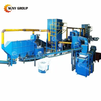Waste Radiator Shredder Separation Recycling Plant