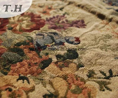 2016 Imitation of Chenille Jacquard Weaving Printing Design (FTH31613)