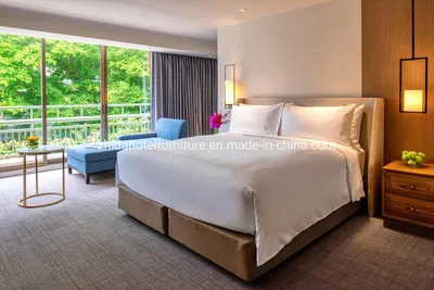 Luxury Modern Double Customized Wooden Hotel Bedroom Furniture