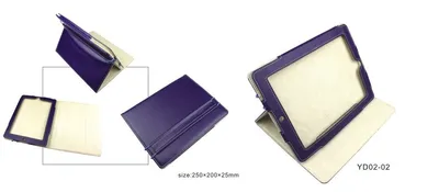 PU Leather for iPad Cover Case (YD02-02)