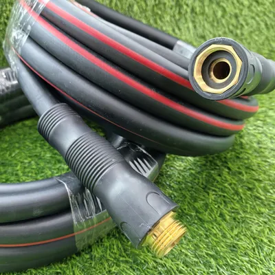 Hrbrid Garden Water Hose - 25 Feet, Flexible Design for Easy Handling
