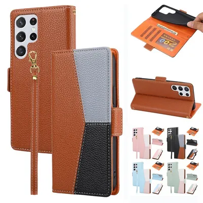 Custom Full Protective Shell Mobile Phone Leather Z Fold Case Cover Suitable for Various Mobile Phones