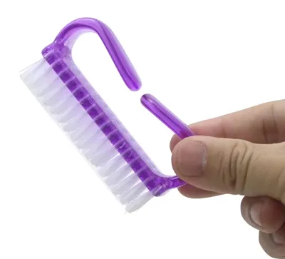 Cheap Goods Custom Plastic Nail Brush Multi-Color Nail Brush Handle Dust