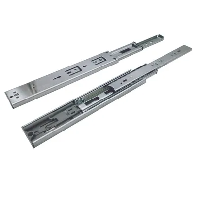 Manufacturing Internal Drawers and Cabinets Office and Bedroom 3-Fold Full Extension Push to Open Soft Closing Ball Bearing Three Fold Drawer Runner Slide