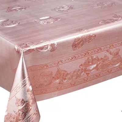 Hot Sale Rectangle Waterproof Polyester Overlay Table Cloth