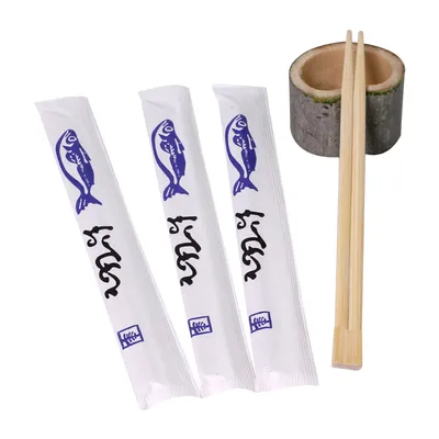 Wholesale Natural Custom Printed Disposable Bamboo Chopsticks