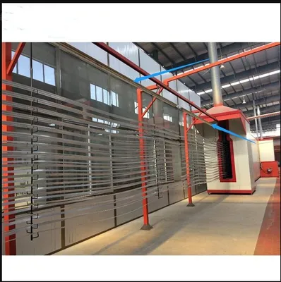 Hongyuan Jobon Aluminum Profile Powder Coating Line with Manual or Automatic Spray Booth