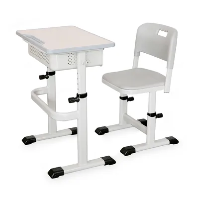 Multifunctional Adjustable Primary Secondary Classroom Student Desk Chair School Furniture