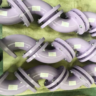 Premium Flanged PTFE Pipe Elbow Fittings for Industrial Use