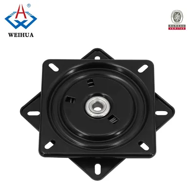 Square Metal Iron Ball Bearing Swivel Plate for Office Dining Bar Chair