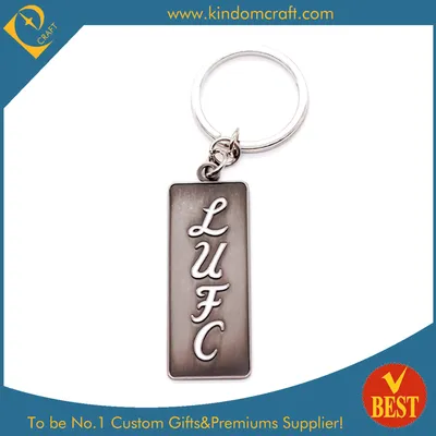 High Quality Custom Company Personalized Branded Promotional Metal Keychain
