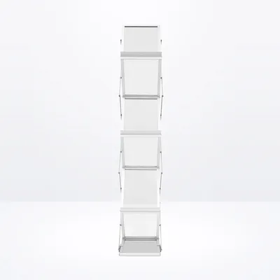 Magazine Rack, Brochure Display Stand, Catalog Literature Rack Portable Catalog Holder Stand