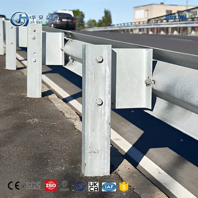 Steel Crash Barrier with Aashto M180 Standard Heavy-Duty Highway Guardrail for Roadside and Traffic Safety