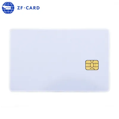 Contact Chip IC Sle4442 Smart PVC Blank White Card