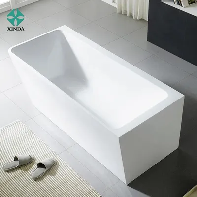 Customize Size Soaking Solid Surface Freestanding Bathtubs Xd-3110 R&L