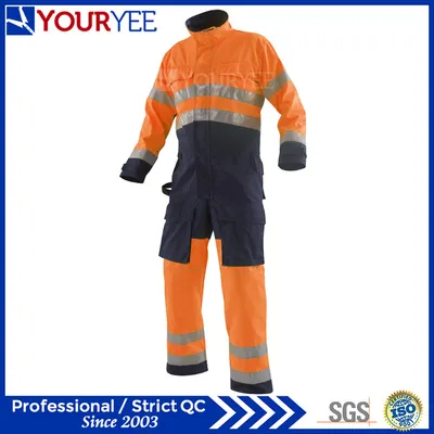 Popular Hi Vis Coverall Long Sleeve Fr Fire Retardant Overalls (YLT121)