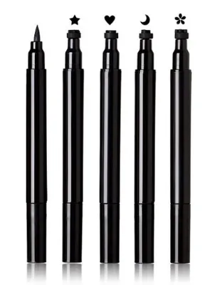 Dual End Stamp Eyeliner Pen Tube, Leak Proof Empty Liquid Eyeliner Packaging