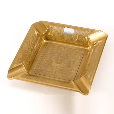Jf-2004 Luxury Zinc Alloyv Metal Cigar Ashtray