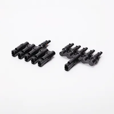 Excellent 4 to 1 T Branch PV004-T4 Male and Female PV Solar Panel Connector
