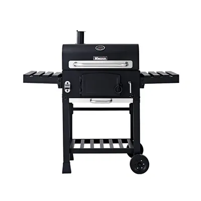 Outdoor Charcoal BBQ Grill Black Painted Grill BBQ Portable BBQ