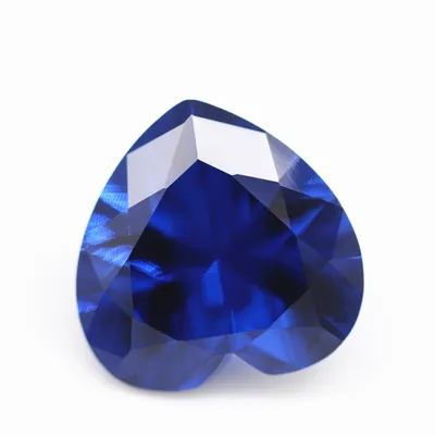 Heart Shape 113# Blue Spinel Sapphire Gemstone