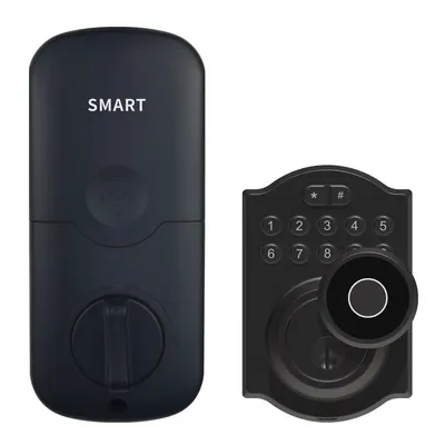 Fingerprint Code Key Unlock Smart Deadbolt Lock
