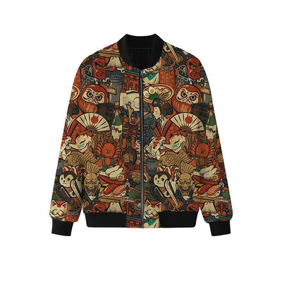 New Fashion Autumn Winter Vintage Versatile Loose Plus Size Cotton Baseball Jacket