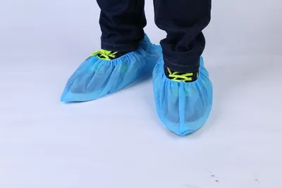 Machine Made Dust-Proof Non-Skid Disposable Non Woven PP Shoe Cover Anti Dust Shoecover